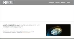 Desktop Screenshot of kochengineering.de