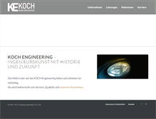 Tablet Screenshot of kochengineering.de